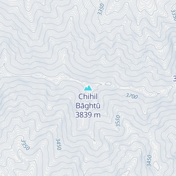 Map of Chihil Bāghtū