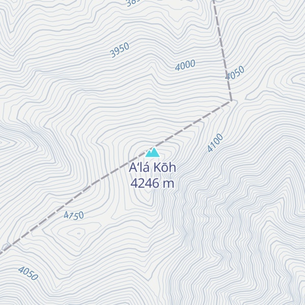 Map of A‘lá Kōh