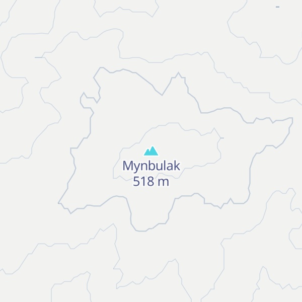 Map of Mynbulak