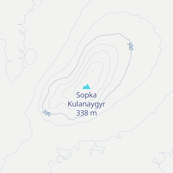 Map of Sopka Kulanaygyr