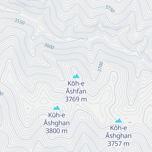 Map of Kōh-e Āshfan