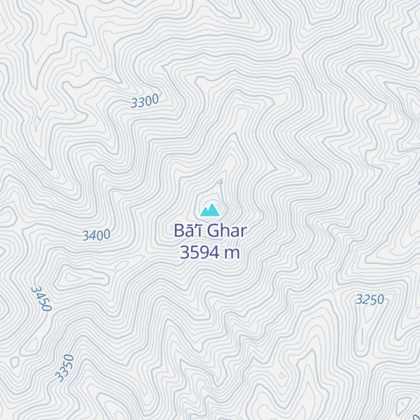 Map of Bā’ī Ghar