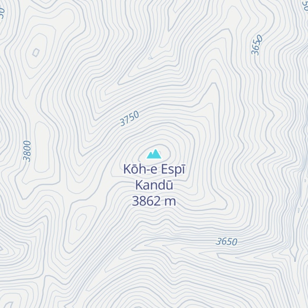 Map of Kōh-e Espī Kandū