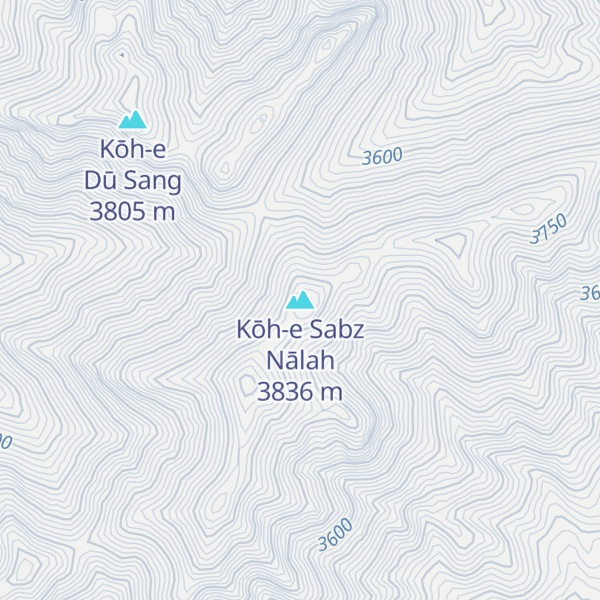 Map of Kōh-e Sabz Nālah