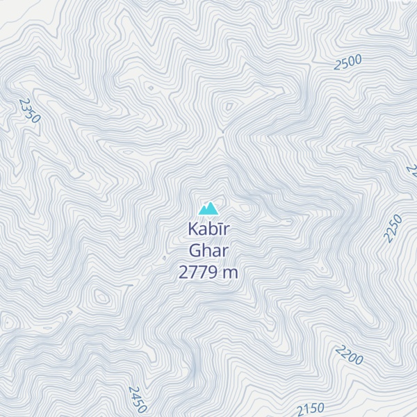 Map of Kabīr Ghar