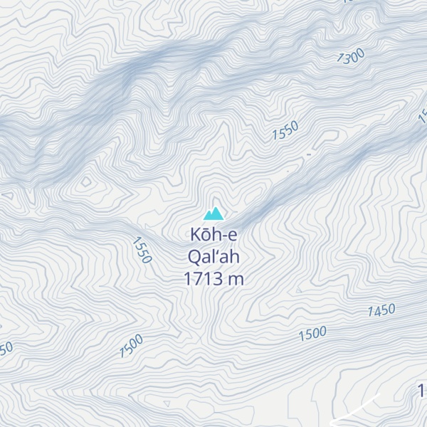 Map of Kōh-e Qal‘ah