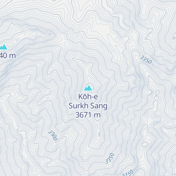 Map of Kōh-e Surkh Sang