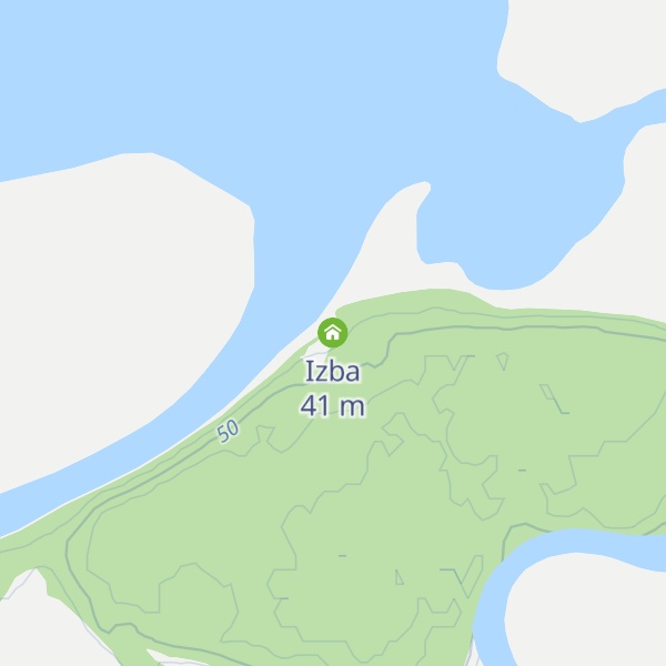 Map of Izba