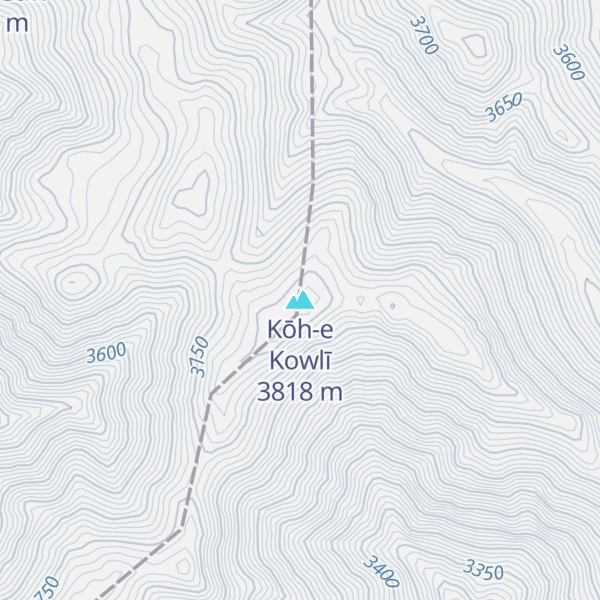 Map of Kōh-e Kowlī
