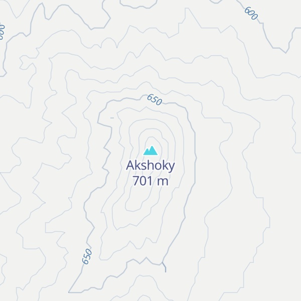 Map of Akshoky