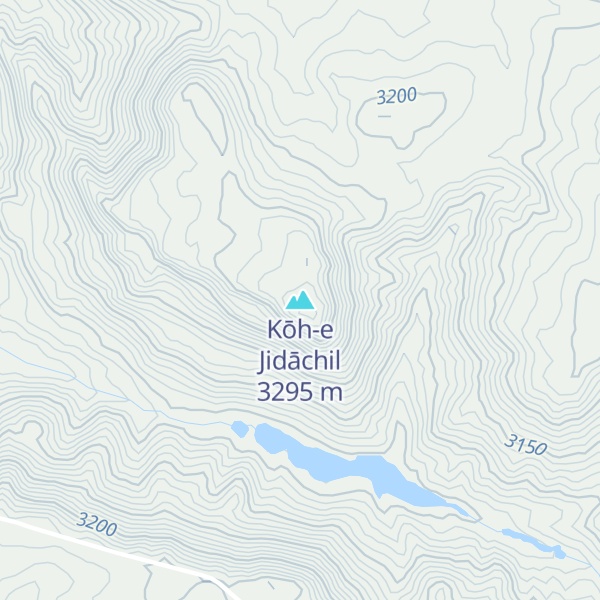 Map of Kōh-e Jidāchil