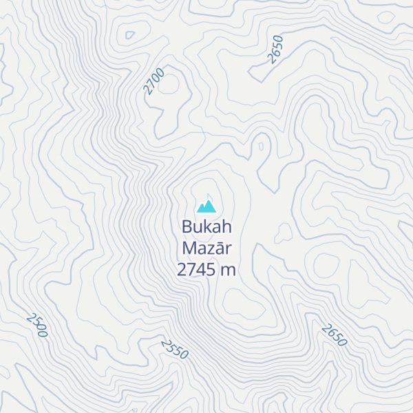 Map of Bukah Mazār