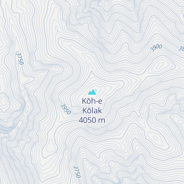Map of Kōh-e Kōlak