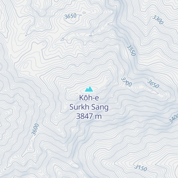Map of Kōh-e Surkh Sang