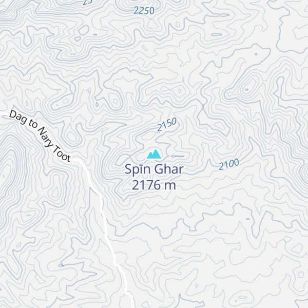 Map of Spīn Ghar