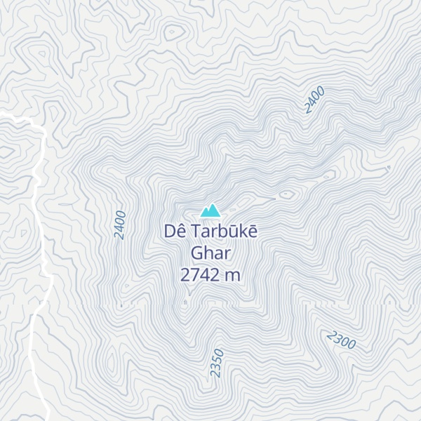Map of Dê Tarbūkē Ghar