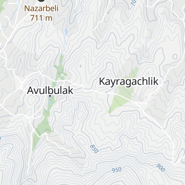 Map of Qizil Kam