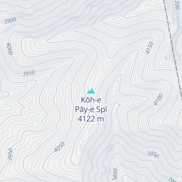 Map of Kōh-e Pāy-e Spī
