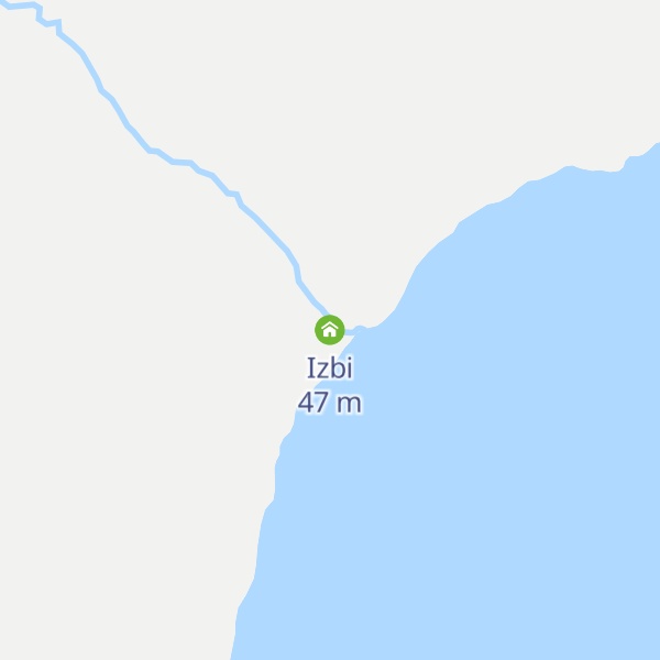 Map of Izbi