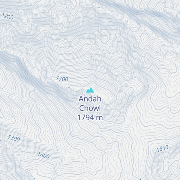 Map of Andah Chowl