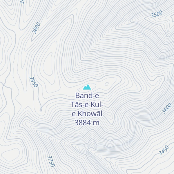 Map of Band-e Tās-e Kul-e Khowāl