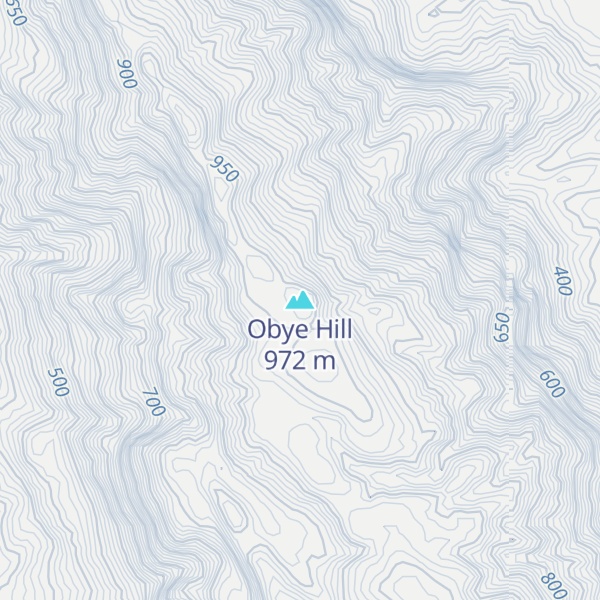 Map of Obye Hill