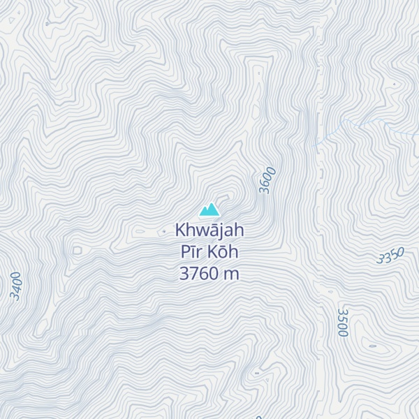 Map of Khwājah Pīr Kōh