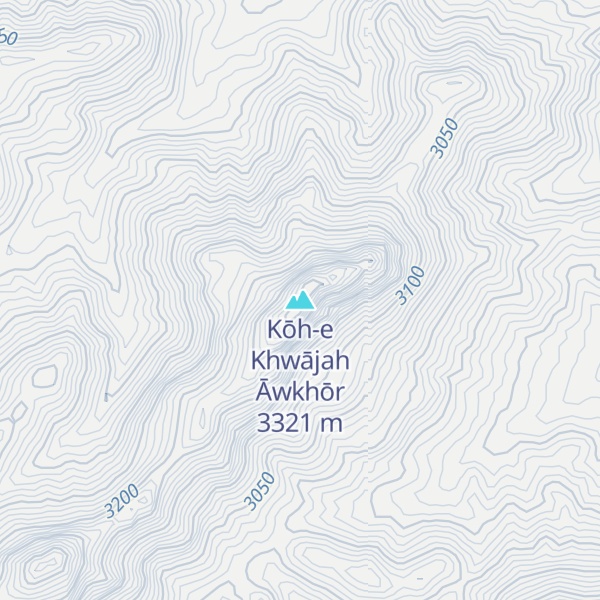 Map of Kōh-e Khwājah Āwkhōr
