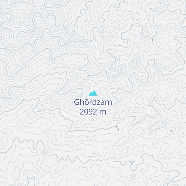 Map of Ghōrdzam