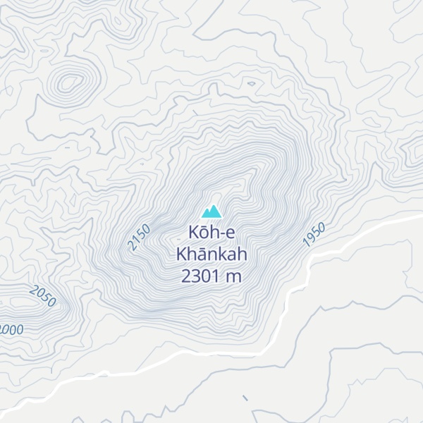 Map of Kōh-e Khānkah