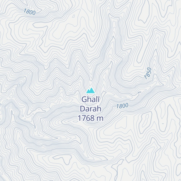 Map of Ghalī Darah
