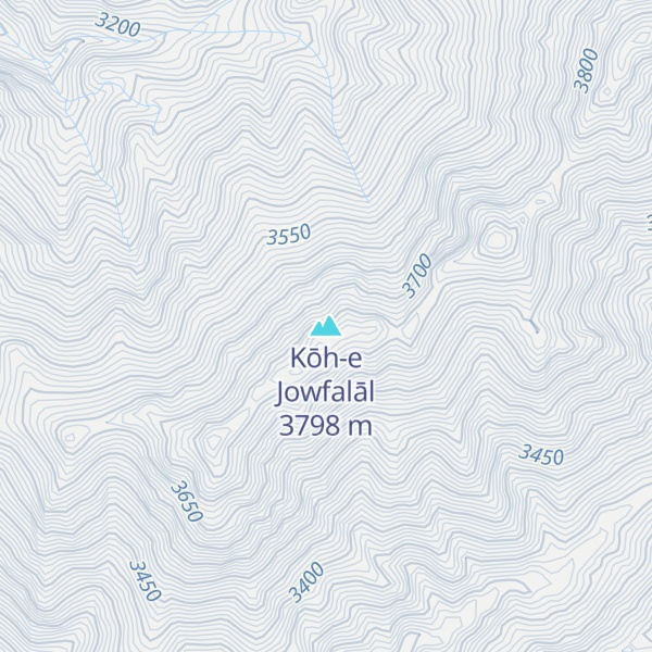 Map of Kōh-e Jowfalāl