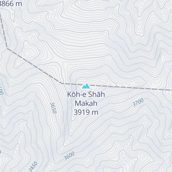 Map of Kōh-e Shāh Makah