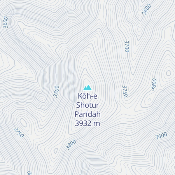 Map of Kōh-e Shotur Parīdah