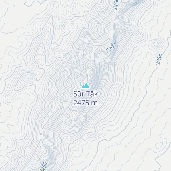 Map of Sūr Tāk