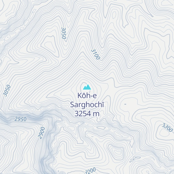 Map of Kōh-e Sarghochī