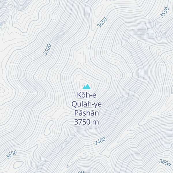 Map of Kōh-e Qulah-ye Pāshān