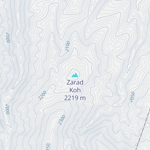 Map of Zarad Koh
