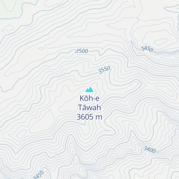 Map of Kōh-e Tāwah