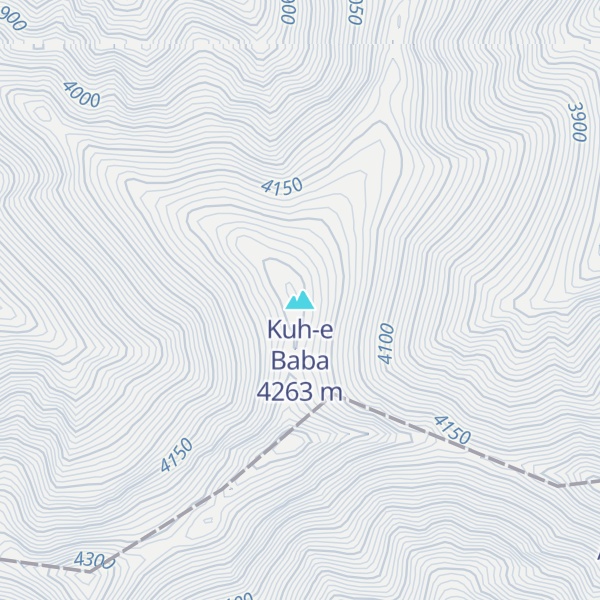 Map of Kuh-e Baba