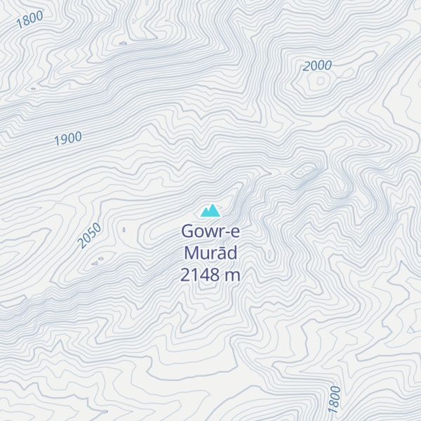 Map of Gowr-e Murād