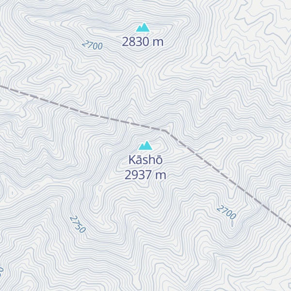 Map of Kāshō