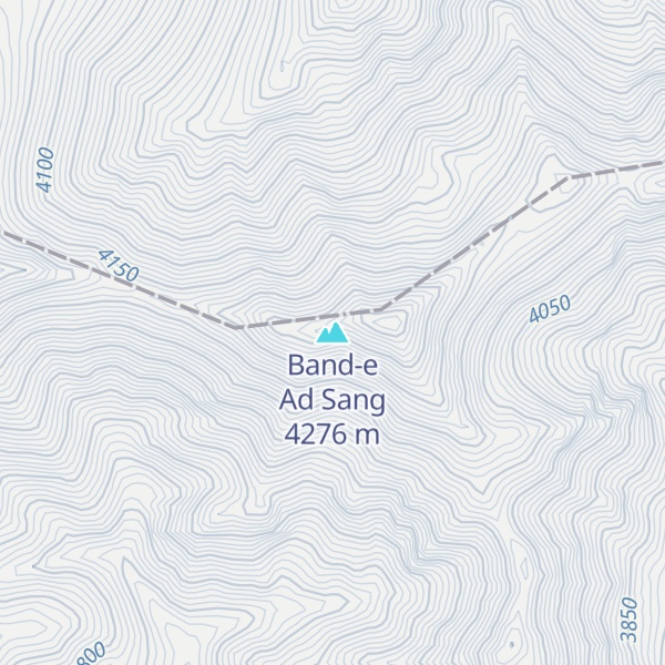 Map of Band-e Ad Sang