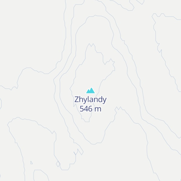 Map of Zhylandy