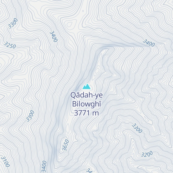 Map of Qādah-ye Bilowghī