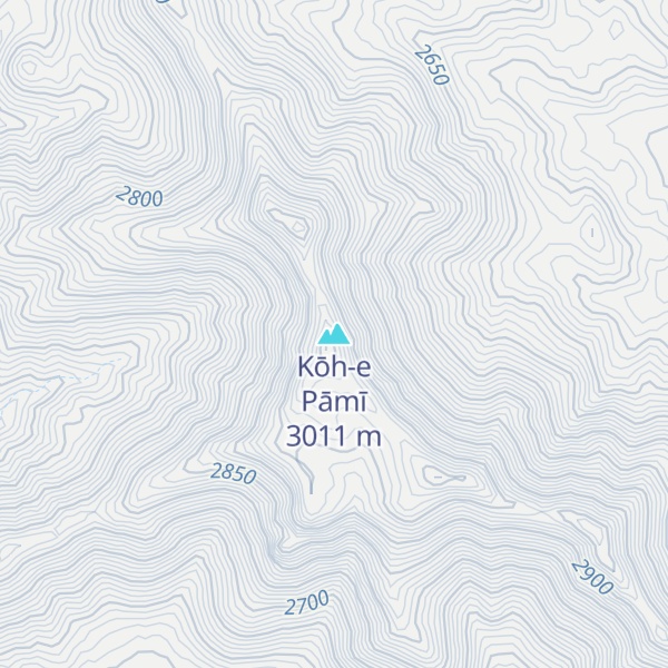 Map of Kōh-e Pāmī