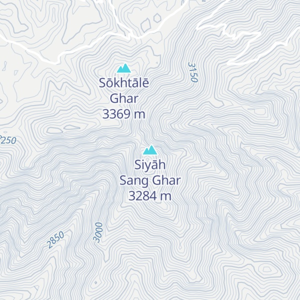 Map of Siyāh Sang Ghar