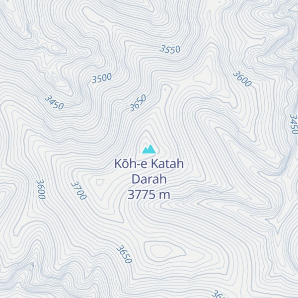 Map of Kōh-e Katah Darah
