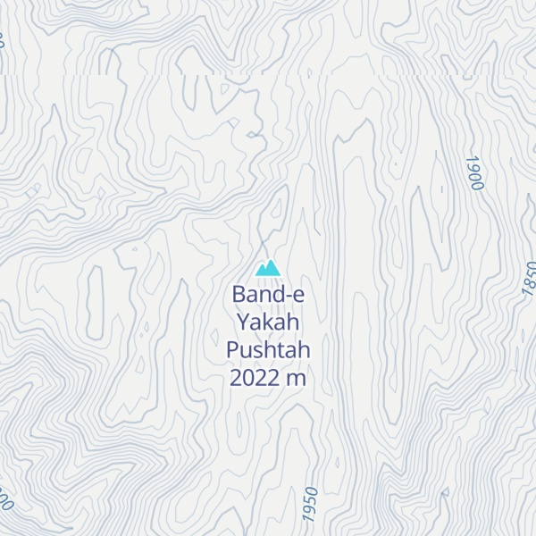 Map of Band-e Yakah Pushtah