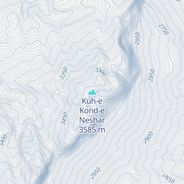 Map of Kuh-e Kond-e Neshar